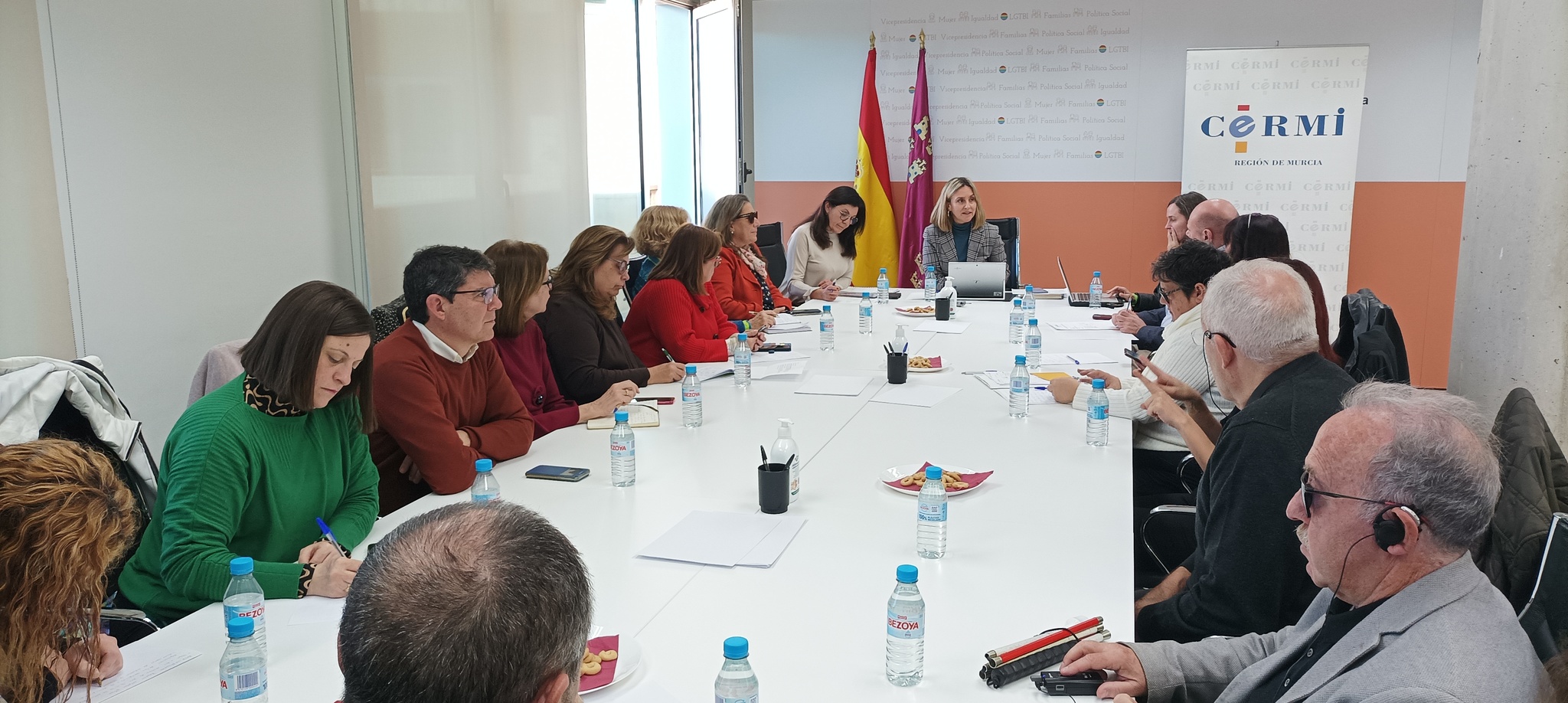 Conchita Ruiz Caballero, durante su reunión con Cermi Región de Murcia