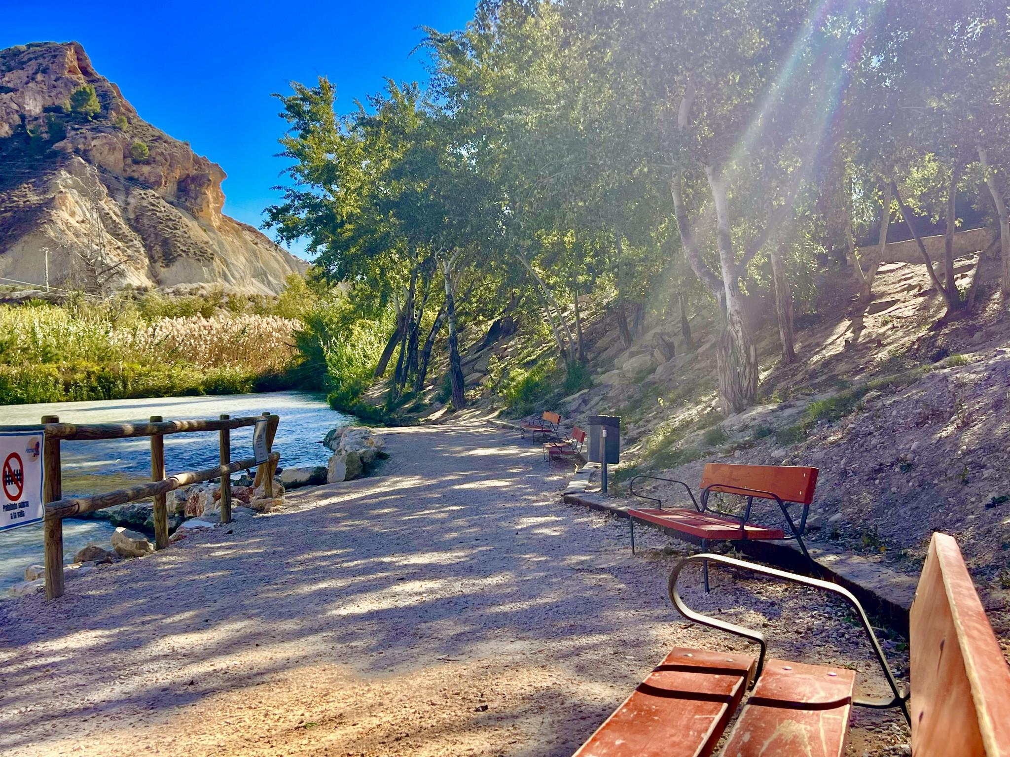 Imagen del nuevo Sendero Azul de Archena, 'Sendero natural y cultural'.