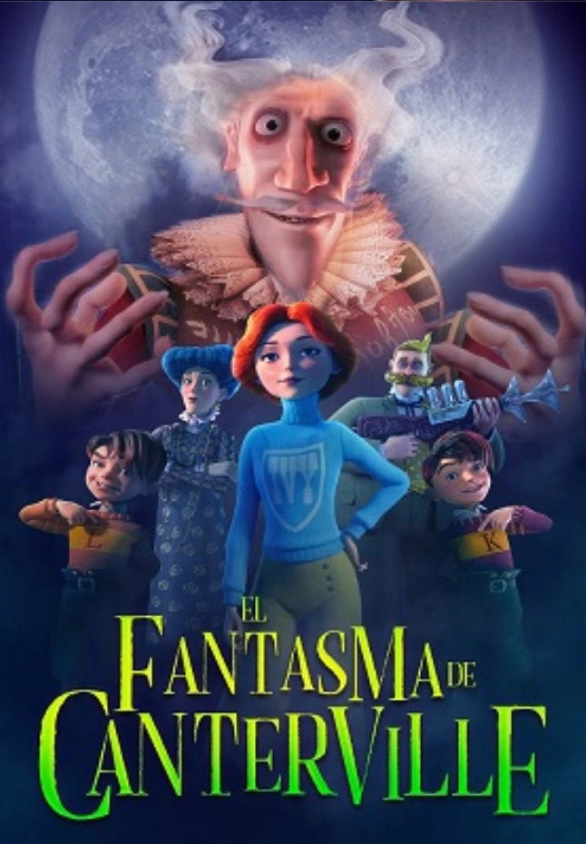 Cartel de la película de animación 'El fantasma de Canterville'