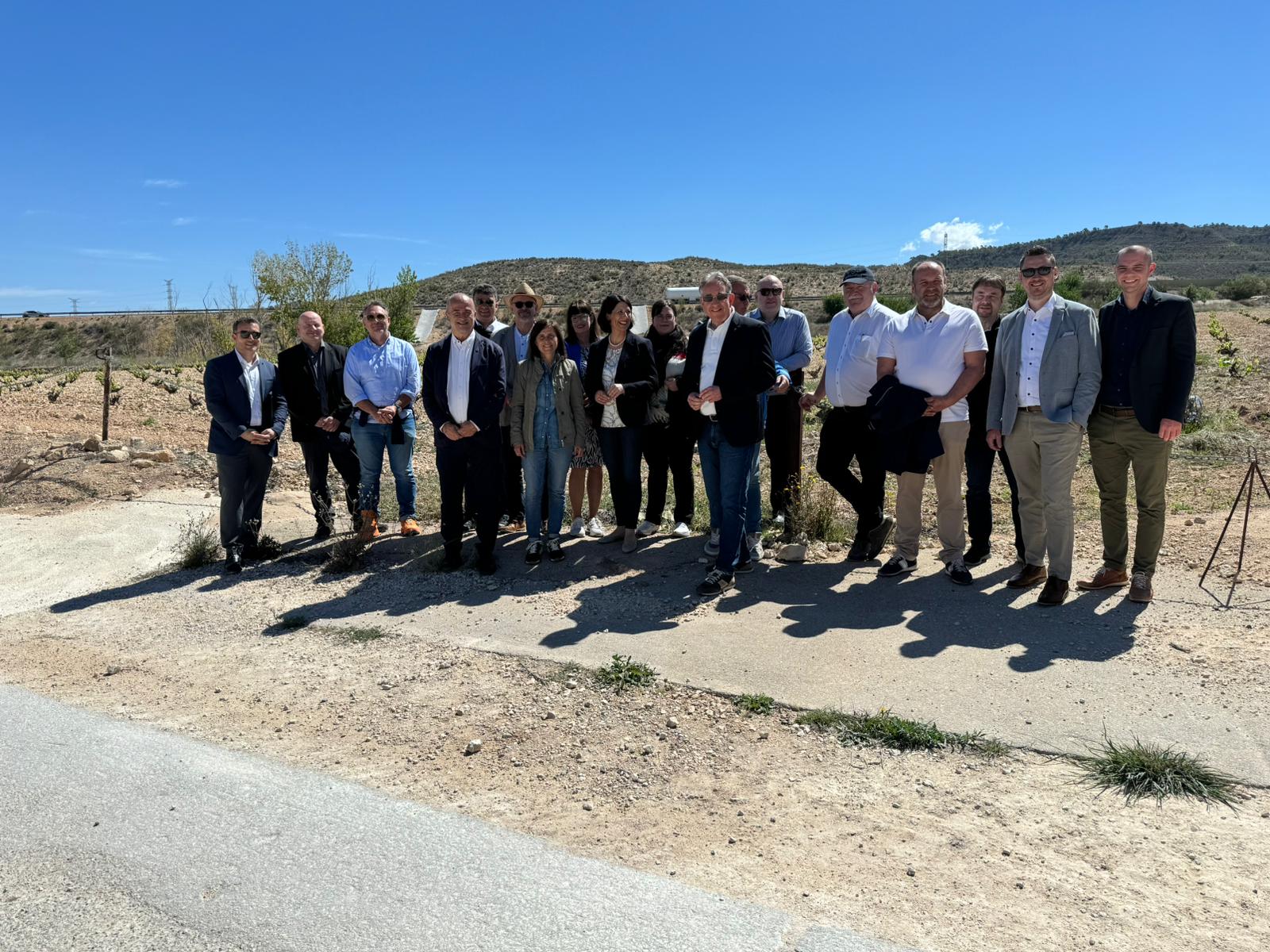 Visita de la delegación alemana a la Bodega Viña Elena de Jumilla