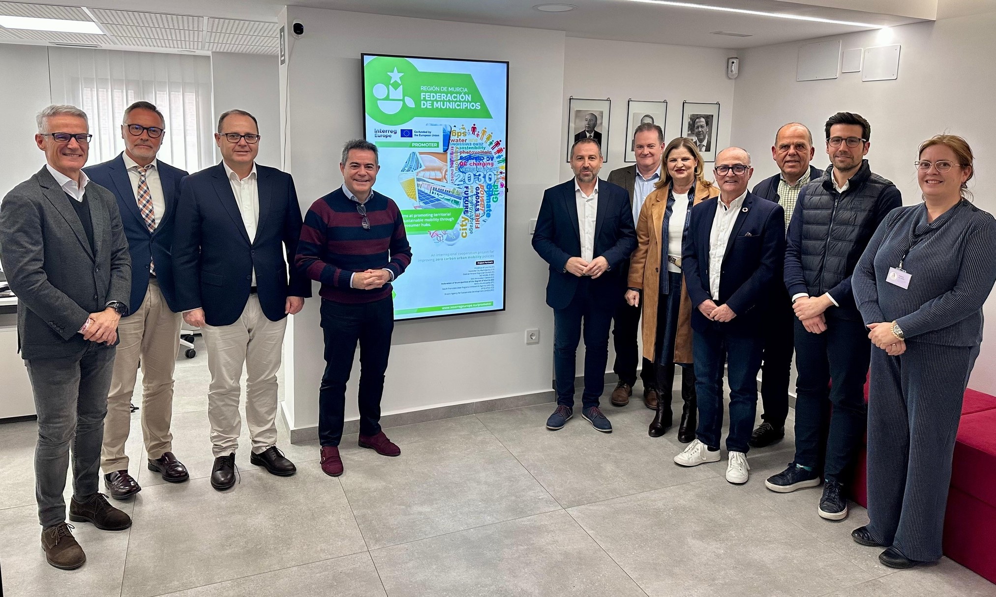 El director general de Movilidad y Transportes, Jos&eacute; Antonio Verd&uacute;, durante la constituci&oacute;n de la Comisi&oacute;n Interinstitucional de Movilidad y Energ&iacute;a Sostenible (CIMES), para impulsar en la Regi&oacute;n el proyecto europeo PROMOTER