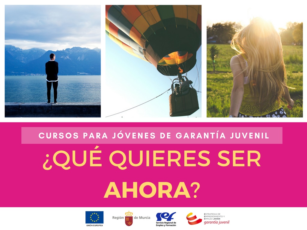 Cursos para jóvenes inscritos en Garantía Juvenil