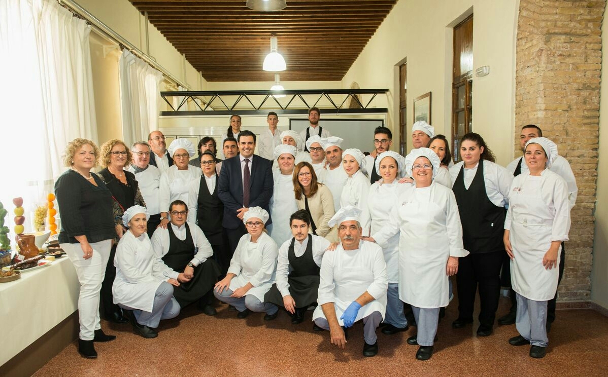 Alumnos de los cursos de formación ocupacional en Cartagena