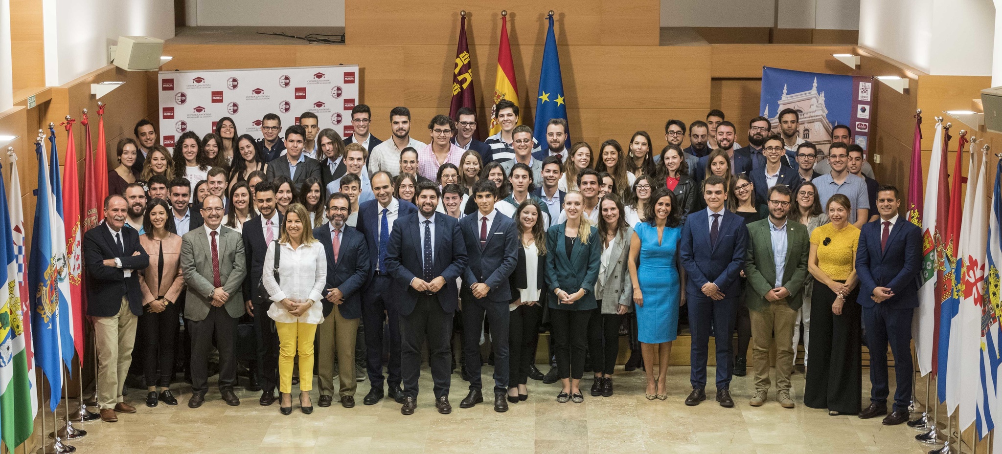 El presidente de la Comunidad, Fernando López Miras, inaugura la XV edición del Congreso Nacional de Estudiantes de Derecho