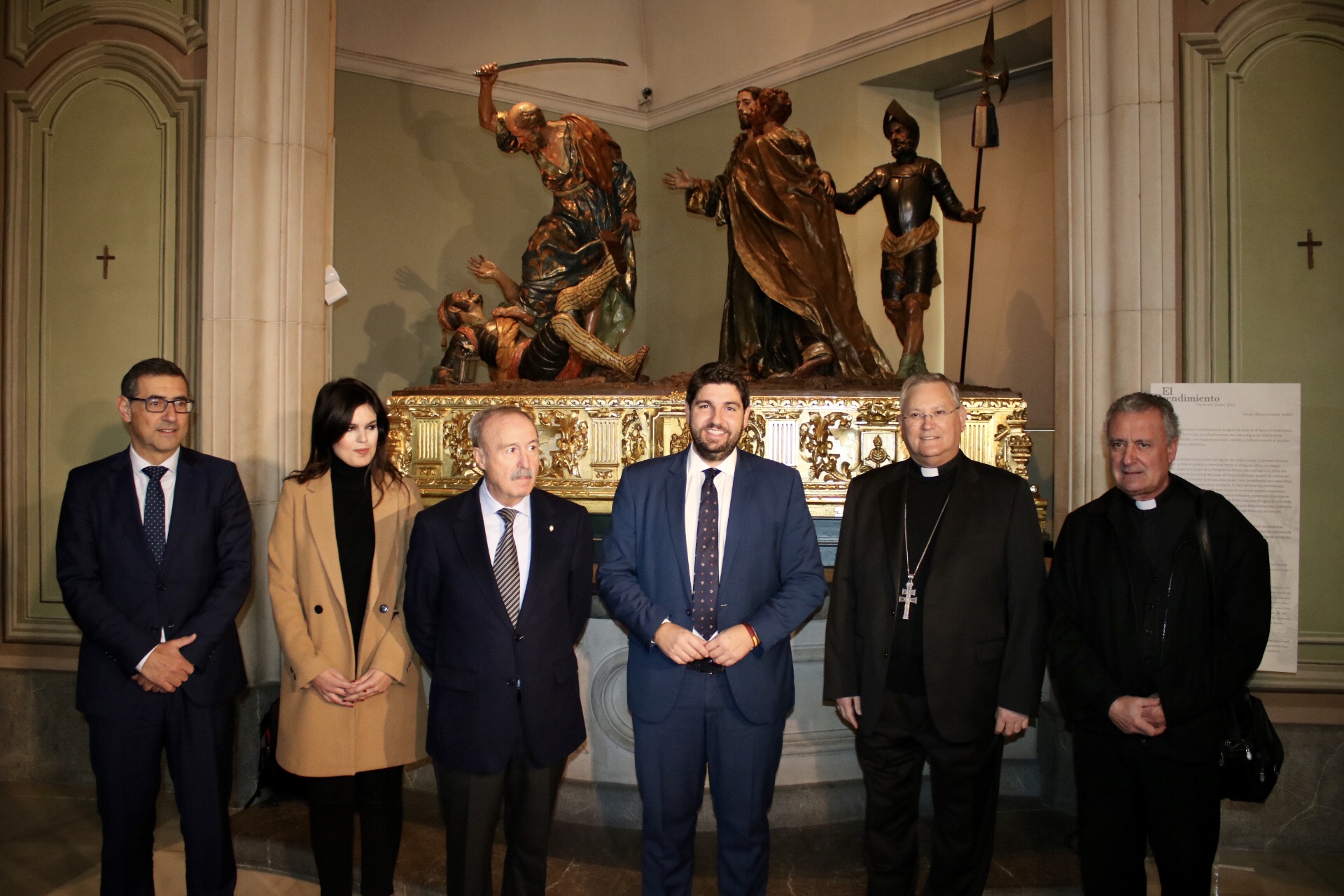 El jefe del Ejecutivo regional, Fernando López Miras, preside la reunión del Patronato del Museo Salzillo