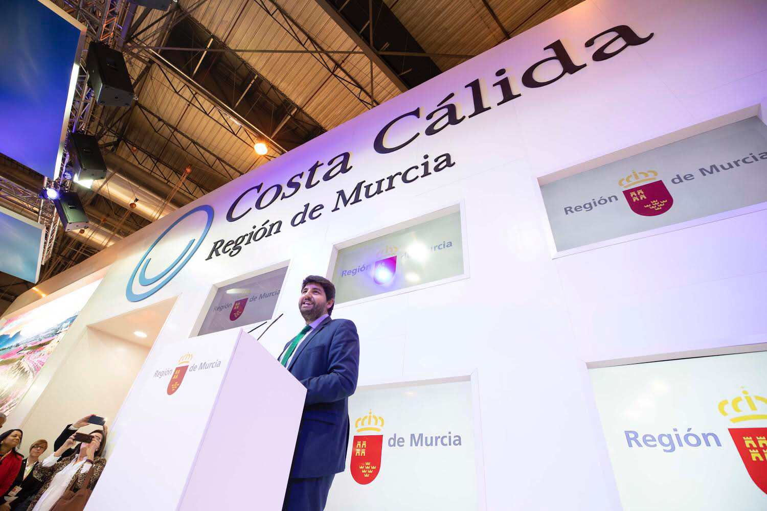 El presidente de la Comunidad, Fernando López Miras, participa en los actos conmemorativos del Día de la Región de Murcia en Feria Internacional de Turismo 2019