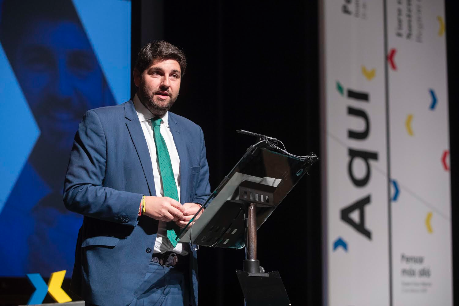 El presidente de la Comunidad, Fernando López Miras, inaugura el I Foro Internacional de Innovación, Sostenibilidad y Economía de la Región de Murcia (Foro 'AQUÍ')