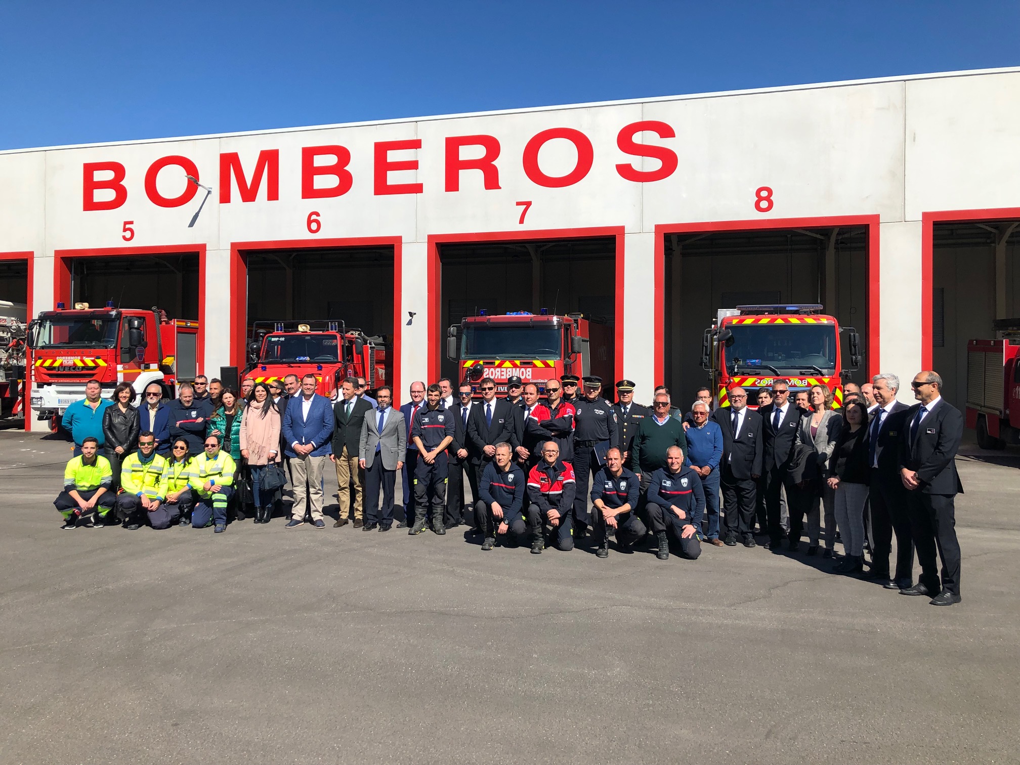 Inauguración nuevo Parque de Bomberos de Lorca