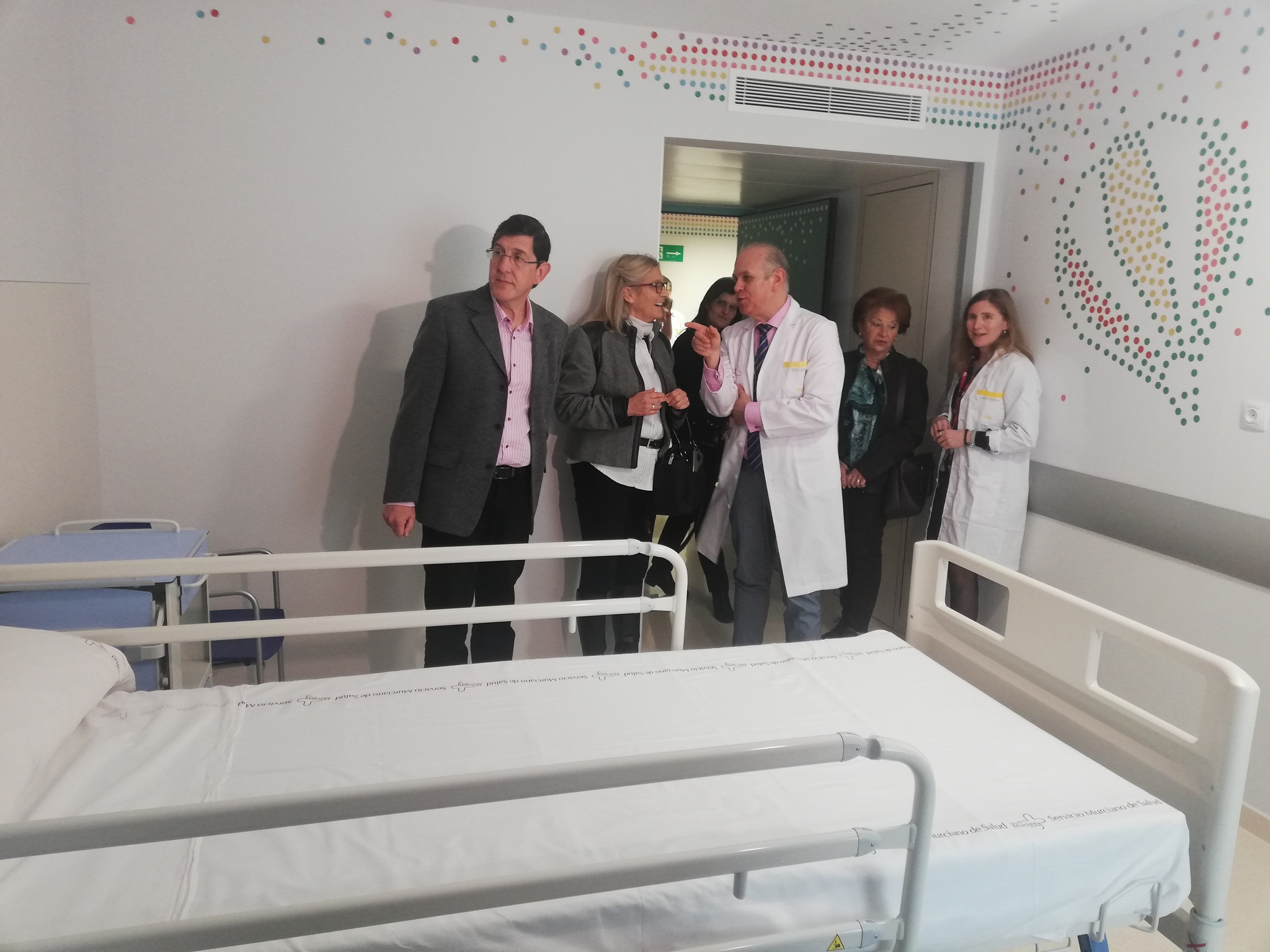 El consejero de Salud, Manuel Villegas, en el transcurso de la inauguración de la primera Unidad de Hospitalización Psiquiátrica Infantojuvenil