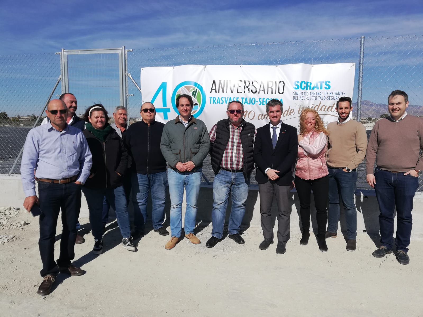 El Consejero visita la  Comunidad de Regantes de Rambla Salada de Fortuna para conocer las nuevas infraestructuras