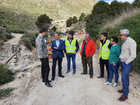 Obras en la carretera de El Garruchal (RM-F13)