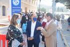 La directora general de Universidades visita una sede de la Evaluación del Bachillerato para el Acceso a la Universidad de Cartagena