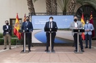 El jefe del Ejecutivo autonómico se reúne con el presidente de la Diputación de Alicante, que se ha adherido a la declaración institucional en defensa...