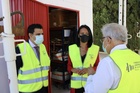 Visita al centro de formación de la Fundación Laboral de la Construcción en Alhama de Murcia
