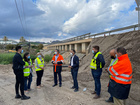 La Comunidad repara los daños ocasionados por las lluvias en la vía que comunica Águilas con la pedanía lorquina de Pozo de la Higuera