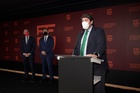 López Miras visita la Federación Murciana de Fútbol y resalta el papel del deporte como "palanca económica y de recuperación"