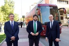 López Miras visita la Federación Murciana de Fútbol y mantiene un encuentro con su presidente, José Miguel Monje Carrillo, y el máximo dirigente ...