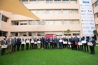 López Miras inaugura los nuevos espacios abiertos universidad-empresa 'Green Thinking' y 'Green Umeeting' de la Facultad de Química de la Universidad de Murcia (2)