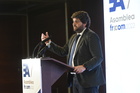 López Miras clausura la Asamblea General de la Federación Regional de Empresarios de la Construcción de Murcia (Frecom)