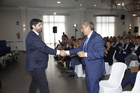 López Miras felicita a Pedreño por su reelección al frente de Ucomur y destaca el compromiso del Gobierno regional con la economía social