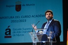 López Miras destaca en la apertura del curso de la ESAD el nivel de los actores y dramaturgos formados en sus aulas