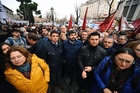 López Miras, durante su participación en la manifestación en Madrid para defender el trasvase Tajo-Segura (2)