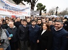 López Miras, durante su participación en la manifestación en Madrid para defender el trasvase Tajo-Segura (3)