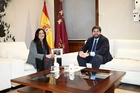 López Miras recibe a los dos nuevos miembros del Consejo Jurídico de la Región de Murcia