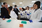 López Miras, durante su visita al Centro Integrado de Formación Profesional Politécnico de Murcia (2)