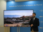 El director general del Itrem, Juan Francisco Martínez, presentó hoy los dos nuevos proyectos de dinamización turística previstos en la Región.