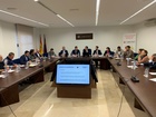 El consejero de Fomento e Infraestructuras, José Ramón Díez de Revenga, durante la reunión mantenida en Ceclor para presentar el programa de ayudas...