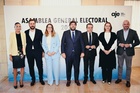 Clausura de la Asamblea de la Asociación de Jóvenes Empresarios