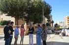 La directora general de Carreteras, María Casajús, junto con la alcaldesa de Águilas, María del Carmen Moreno, durante su visita a las obras de mejora...