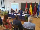 El consejero Víctor Marín, durante su visita al colegio nuestra Señora de Los Dolores de Torre Pacheco (2).