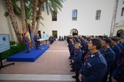 López Miras, junto a los alumnos que han concluido este curso su formación en la Academia General del Aire (3)