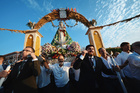 López Miras destaca "la emoción y alegría de la ciudad de Murcia" durante la despedida de la Virgen de la Fuensanta (1)