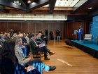 La consejera Sara Rubira en el foro 'Agua: una encrucijada en el Levante espa&ntilde;ol', organizada por el Sindicato Central de Regantes del Acueducto ...