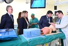 López Miras visita los renovados quirófanos del Hospital Santa Lucía de Cartagena