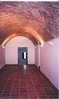 Casa Grande en pedanía de Coy. Vista del pasillo abovedado de la casa