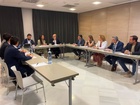 La consejera Carmen Conesa presidió la reunión celebrada con la Asociación de Hoteles de Murcia.