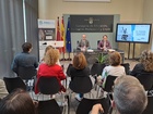 El consejero de Educación, Formación Profesional y Empleo, Víctor Marín, y el Fiscal Jefe del Tribunal Superior de Justicia, José Luís Díaz Manzanera,...