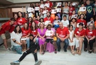 La consejera de Política Social, Familias e Igualdad, Conchita Ruiz, durante la entrega de diplomas del campamento urbano organizado por FADE.