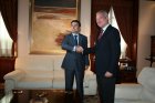 Reunión entre Valcárcel y Saura para tratar la reforma del Estatuto de Castilla-La Mancha