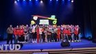 La consejera de Turismo, Cultura, Juventud y Deportes, Carmen Conesa, con los galardonados en los Premios Juventud de la Región de Murcia.