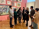 Imagen de la visita a la muestra 'Molina Sánchez. Huerta de Salabosque'