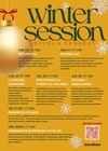Cartel de las actividades de las 'Winter Sessions' de Escuela Cendeac