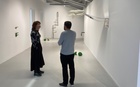 Imagen de Irati Inoriza en su exposición en el Centro Párraga