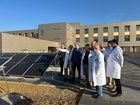 Visita a la instalación fotovoltaica del hospital Santa Lucía de Cartagena