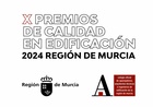 Logotipo de los X Premios de Calidad en Edificación