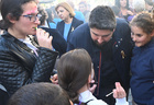 El presidente de Comunidad, Fernando López Miras, en el acto organizado por la Asociación de Familiares de Niños con Cáncer de la Región de Murcia...